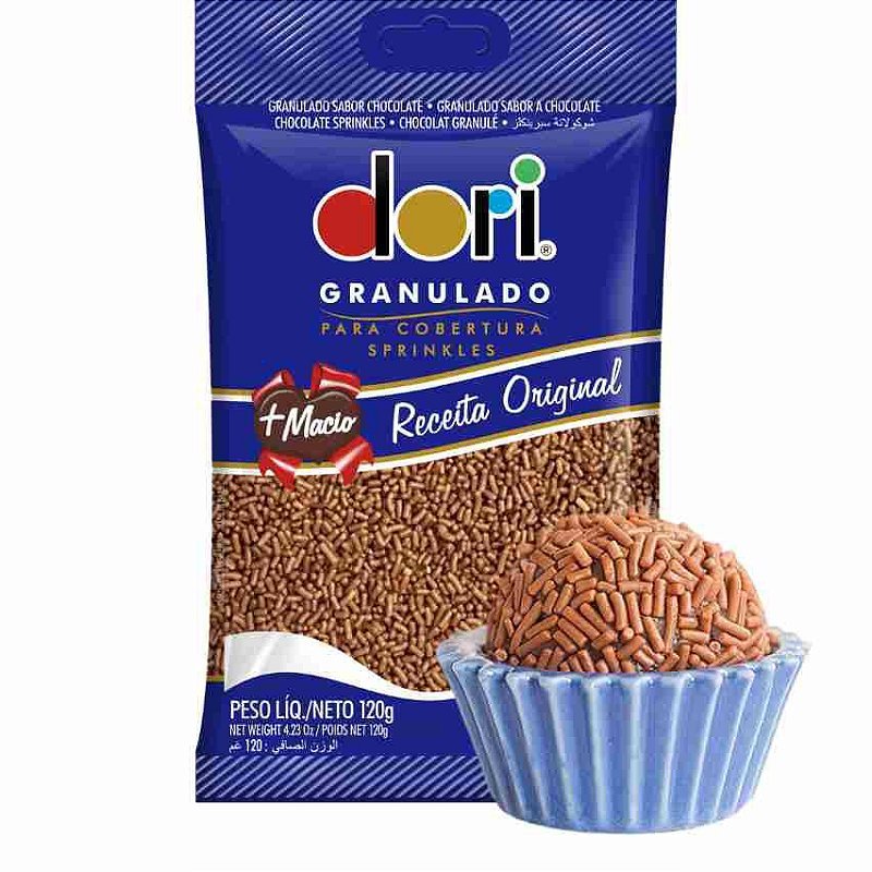 CHOCOLATE GRANULADO DORI 120G / GRANELLA DI CIOCCOLATO DORI 120G