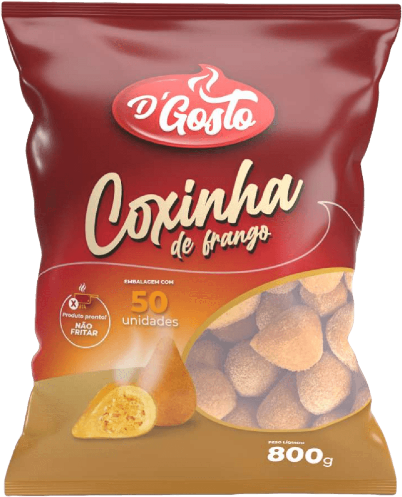 COXINHA DE FRANGO PARA FRITAR PAN E FASO 800G / COXINHA DI POLLO PER FRIGERE PAN E FASO 800G
