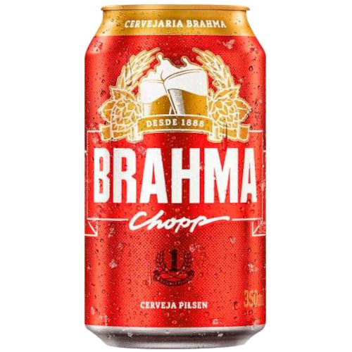 CERVEJA BRAHMA LATA 350ML / BIRRA BRAHMA LATINA 350ML