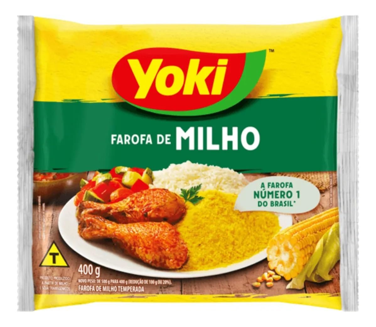 FAROFA DE MILHO YOKI 400G / FAROFA DI MAIS YOKI 400G