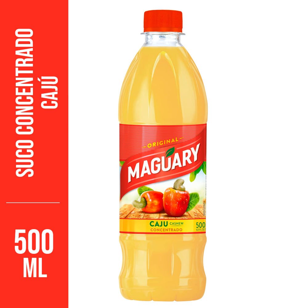 SUCO CONCENTRADO MAGUARY CAJU 500ML / CONCENTRATO MAGUARY ANACARDIO 500ML