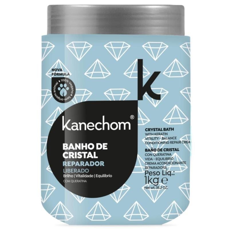 MÁSCARA CONDICIONANTE CREMA PER CAPELLI BANHO DE CRISTAL KANECHOM 1KG
