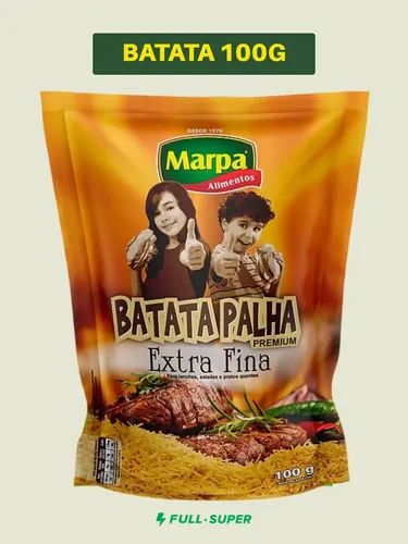 BATA PALHA EXTRA FINA PACHA 100G / PATATINE EXTRA FINE PACHA 100G