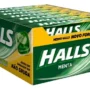 BALA HALLS MENTA 21X28G / CARAMELE ALLA MENTA HALLS 21X28G - TMJ Brasil Import