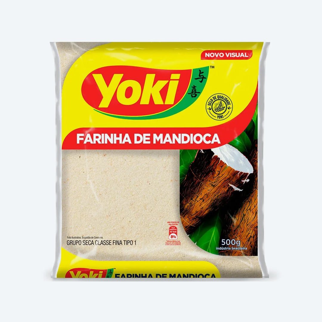 FARINHA DE MANDIOCA CRUA YOKI 500G / FARINA DI MANIOCA CRUDA YOKI 500G