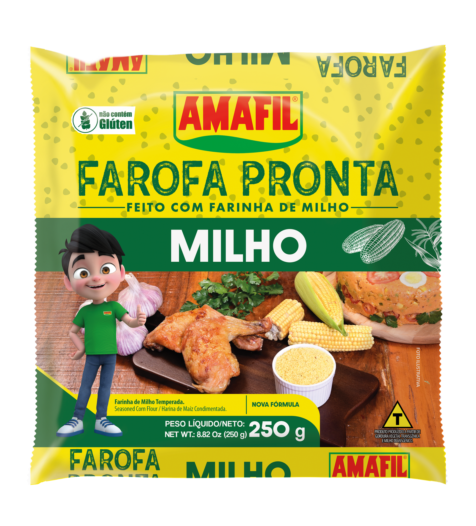 FAROFA DE MILHO AMAFIL 250G / FAROFA DI MAIS AMAFIL 250g