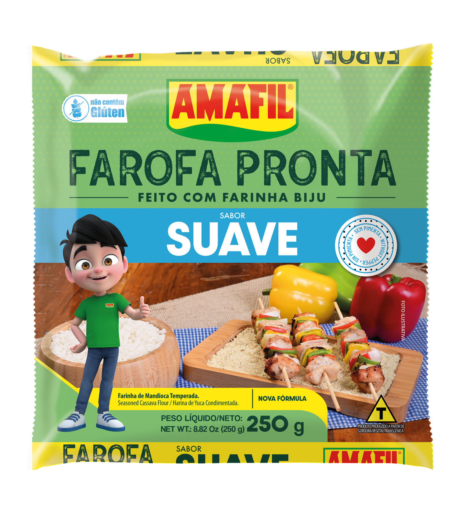 FAROFA PRONTA SUAVE 250G AMAFIL / FAROFA PRONTA LEGGERA AMAFIL 250G