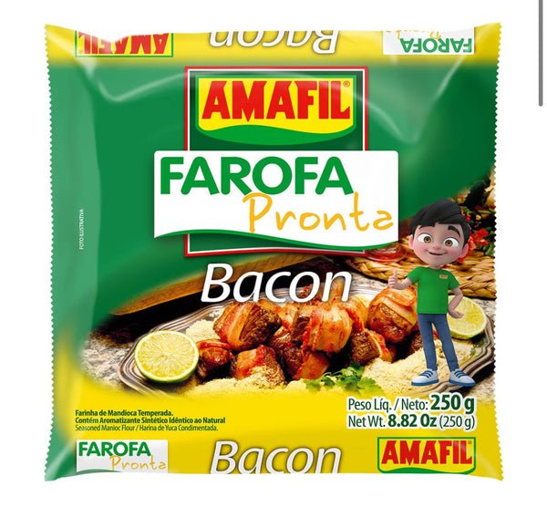 FAROFA PRONTA BACON AMAFIL 250G / FAROFA PRONTA BACON AMAFIL 250G