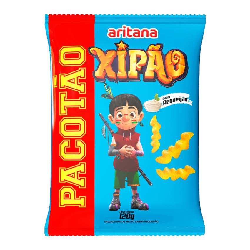 SALGADINHO XIPAO ARITANA REQUEIJAO 120G / SALGADINHO XIPAO ARITANA REQUEIJAO 120G