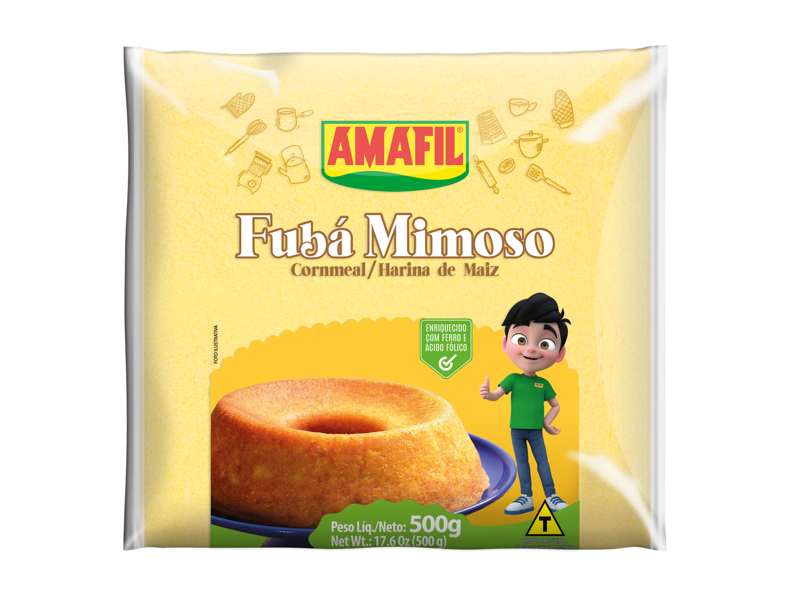 FUBA MIMOSO AMAFIL 500G / FUBA MIMOSO AMAFIL 500G