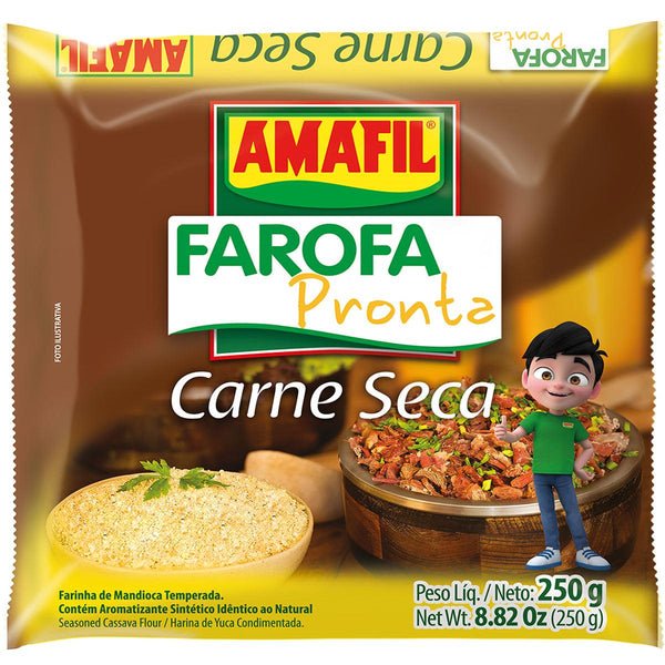 FAROFA PRONTA CARNE SECA AMAFIL 250G / FAROFA PRONTA CARNE SECCA AMAFIL 250G