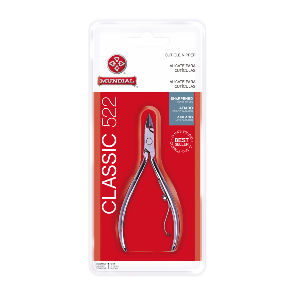 ALICATE CUTICULA MUNDIAL CLASSIC 522 / ALICATE PER CUTICULE MUNDIAL CLASSIC 522 - TMJ Brasil Import