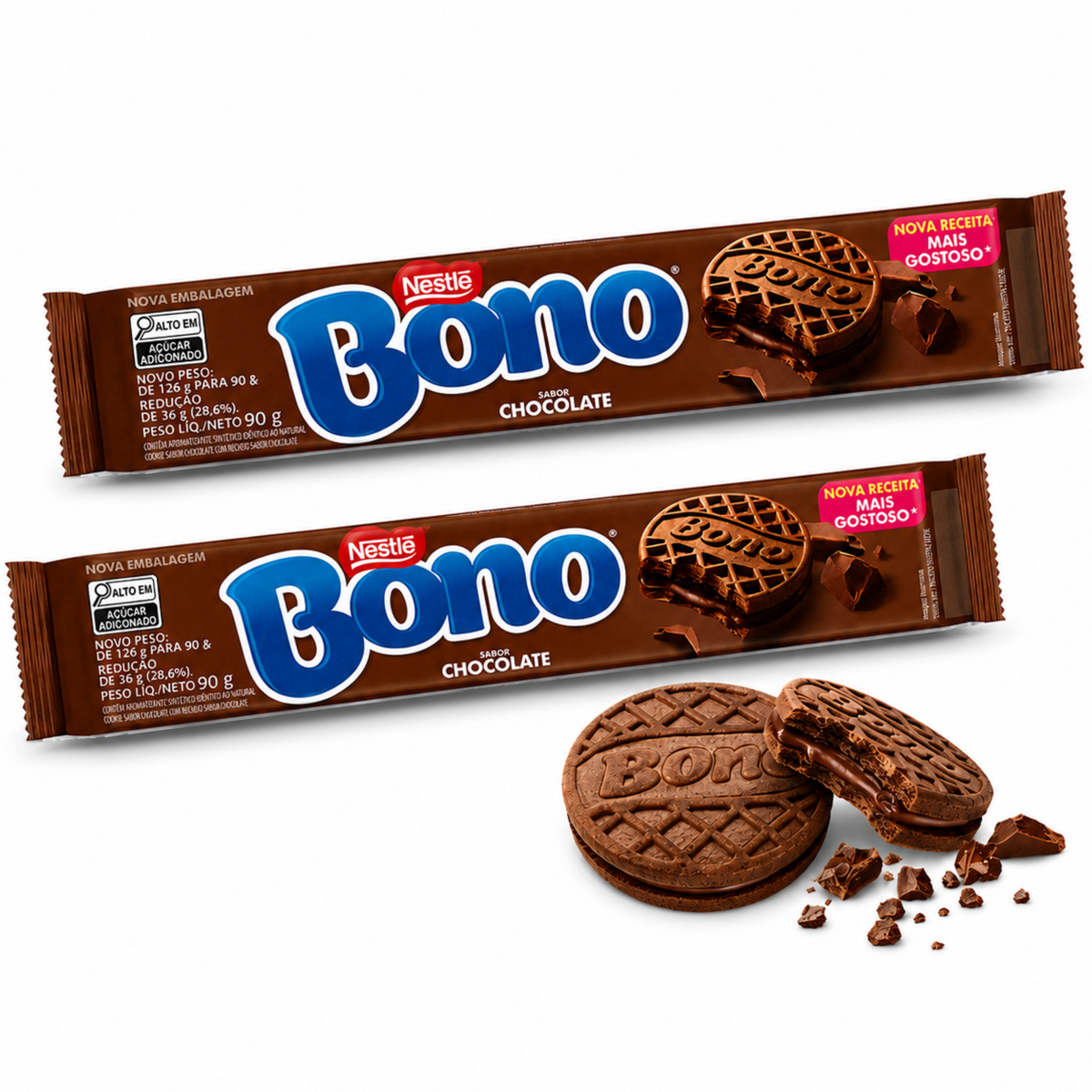 BONO NESTLE CHOCOLATE 130G / BISCOTTO AL CIOCCOLATO BONO NESTLE 130G