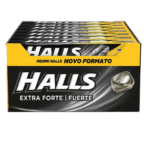 BALA HALLS EXTRA FORTE 21X27,5G / CARAMELE EXTRA FORTE 21X27,5G - TMJ Brasil Import