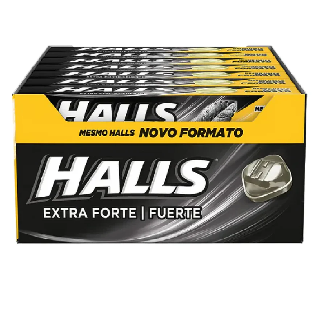 BALA HALLS EXTRA FORTE 21X27,5G / CARAMELE EXTRA FORTE 21X27,5G