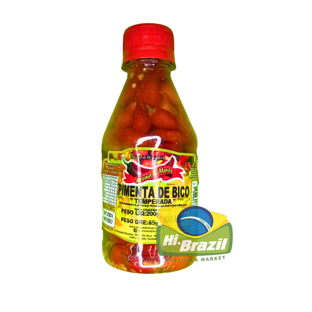 PIMENTA PEPERONCINO BIQUINHO AROMA DE MINAS 200G DRENADO 85G