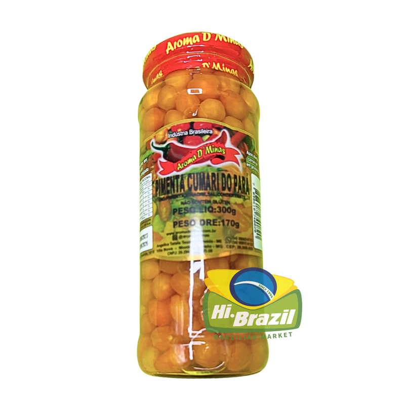 PIMENTA PEPERONCINO CUMARI DO PARA AROMA DE MINAS 75G DRENADO 30G