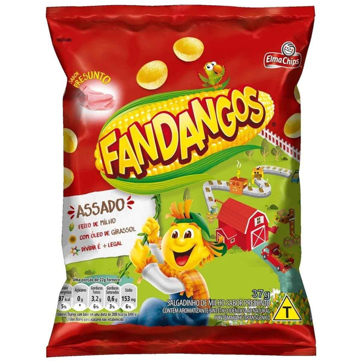 SALGADINHO FANDANGOS QUEIJO 37G / SALATINI FANDANGOS FORMAGGIO 37G